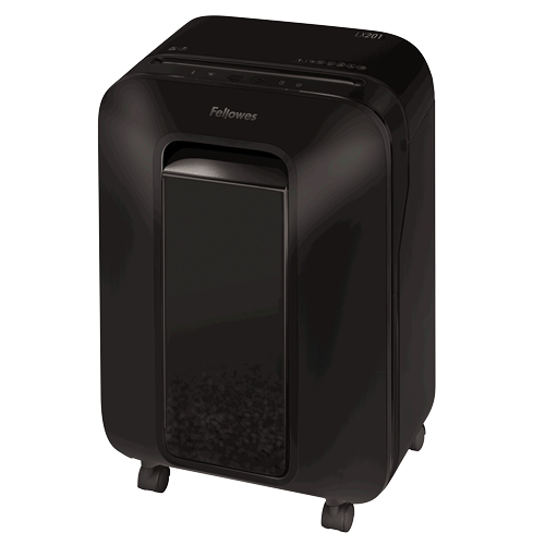 Image of Fellowes LX201 paper shredder Micro-cut shredding 23 cm Black