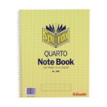 SPIRAX 593 NOTE BOOK QUATTRO SIDE OPEN 252 X 200MM 60 PAGES