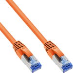 InLine Patch Cable S/FTP PiMF Cat.6A halogen free 500MHz orange 5m