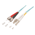 M-Cab 7003314 InfiniBand/fibre optic cable 2 m LC ST Multicolour, Turquoise