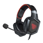 Savio SAVGH-FORGE headphones/headset Wired Ear-hook Gaming Black, Red