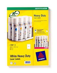 Avery Heavy Duty Laser Labels White