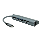 ProXtend USBC-MULTI7-001 notebook dock/port replicator Wired USB 3.2 Gen 1 (3.1 Gen 1) Type-C Grey