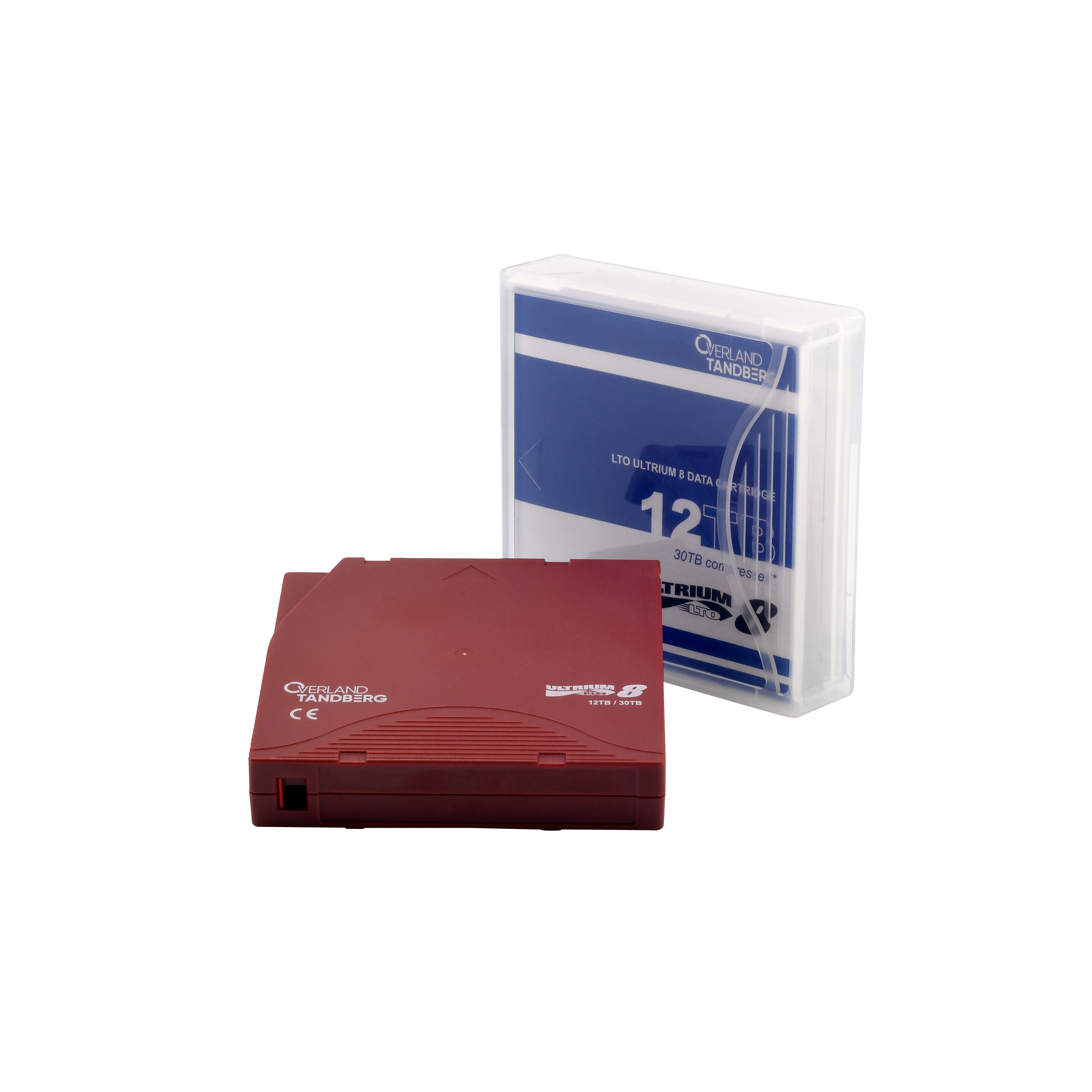 Image of Overland-Tandberg LTO-8 Data Cartridge, 12/30TB, includes barcode...