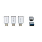 VisionTek 901224 cable gender changer USB-C USB-A Silver