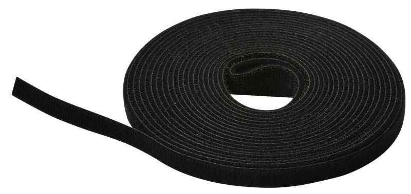 Image of Lanview LVT125466 cable tie Hook &amp; loop cable tie Black 1 pc(s)