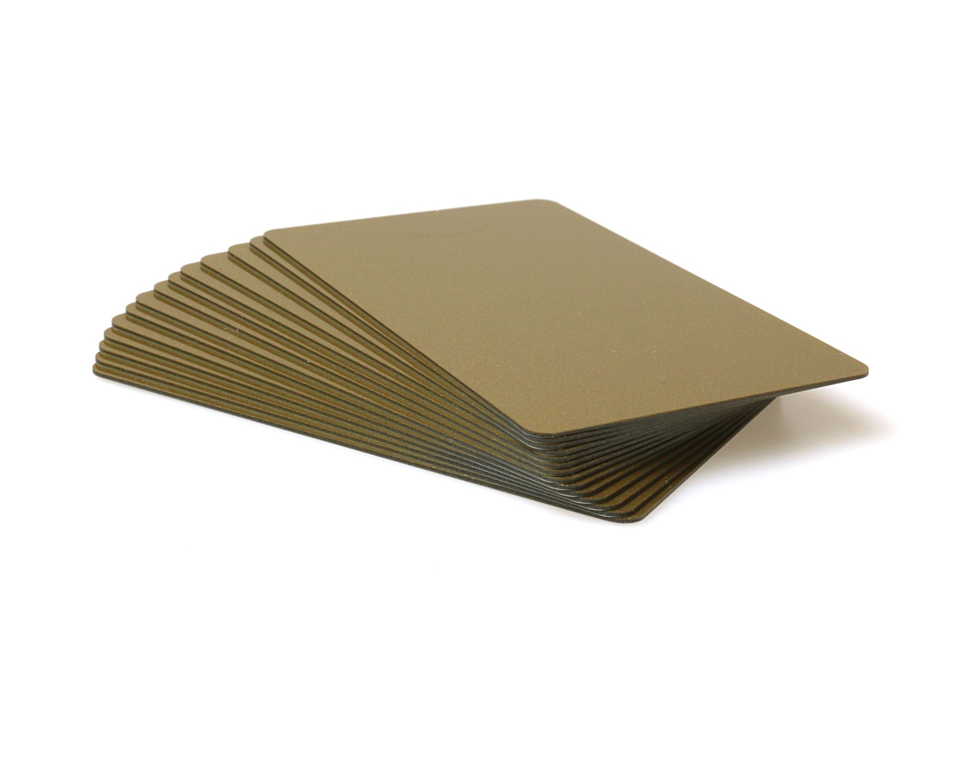 Image of Digital ID Dyestar Premium Light Gold 760 Micron Cards with...