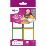 Avery RES16-UK self-adhesive label Rectangle Permanent Multicolour 16 pc(s)