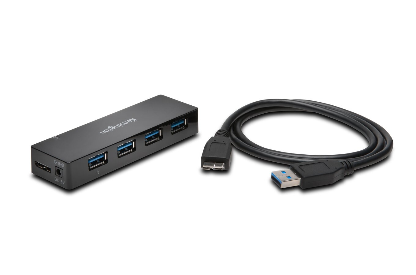 Image of Kensington USB 3.0 4-Port Hub + Charging