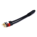 Monoprice 5612 audio cable 5.91" (0.15 m) 3.5mm 2 x 3.5mm Black
