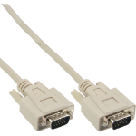 InLine VGA Cable 15HD male / male beige 3m