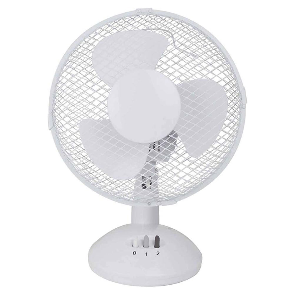 Status 9" Oscillating Desk Fan - 2 Speed Settings With Adjustable
