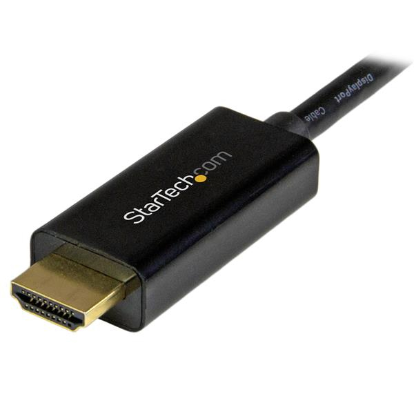 StarTech.com Mini DisplayPort to HDMI Converter Cable - 3 ft (1m) - 4K