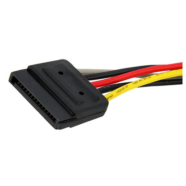 StarTech.com 6in SATA Power Y Splitter Cable Adapter - M/F