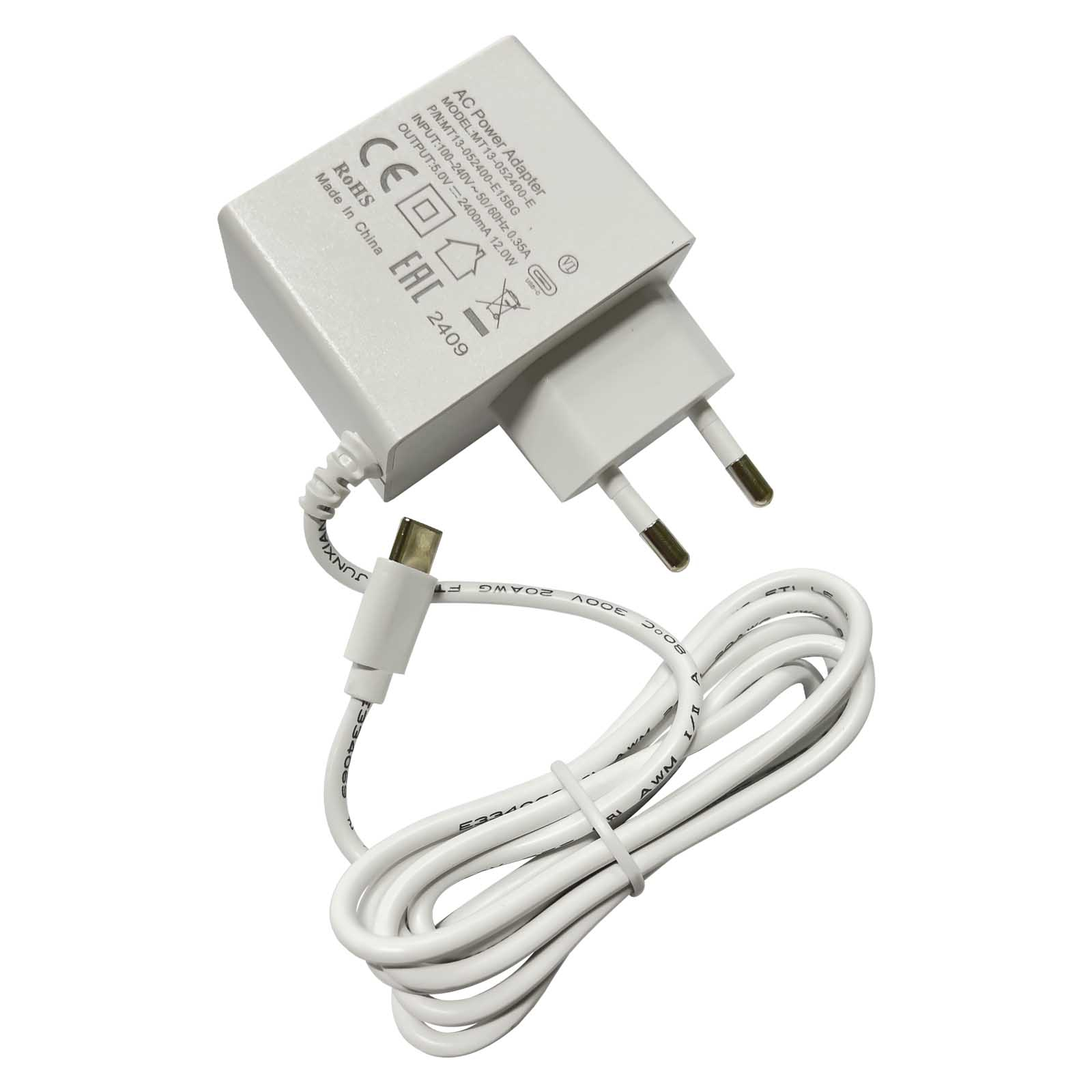 MT13-052400-E15BG MIKROTIK 5V 2.4A 12W USB Power Supply (hAP ax Lite) - MT13-052400-E15BG
