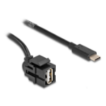 DeLOCK 88057 USB cable 1.5 m USB 2.0 USB A USB C Black