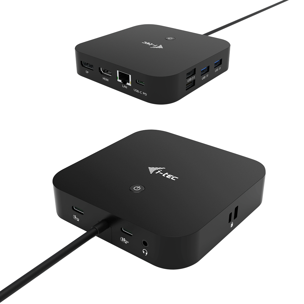 I-Tec Usb-C Hdmi Dp Docking Station With Power Delivery 100 W