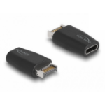 DeLOCK 66059 tussenstuk voor kabels USB Type-C (USB 3.2 Gen 2) USB Type-A (USB 3.2 Gen 2) Zwart