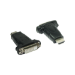 Alcasa DVI-HDMI cable gender changer DVI 24+1 Black