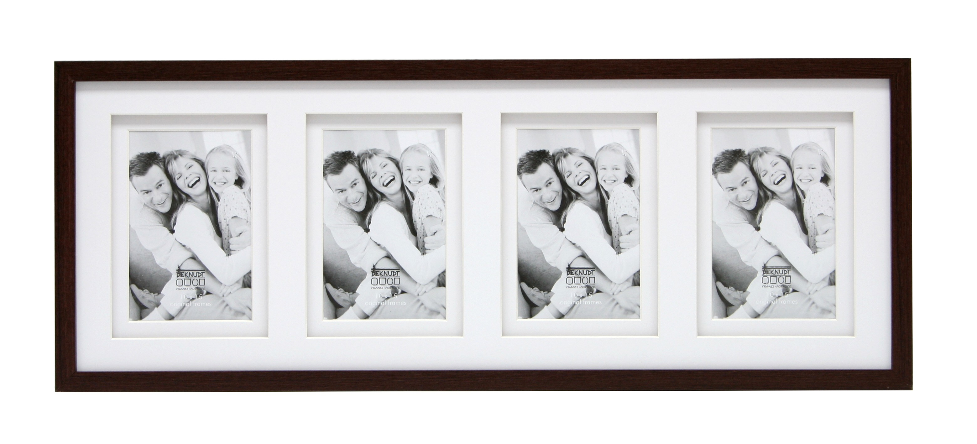 Image of Deknudt S65KQ4 - Carton Wood - Brown - Multi picture frame - 10 x...