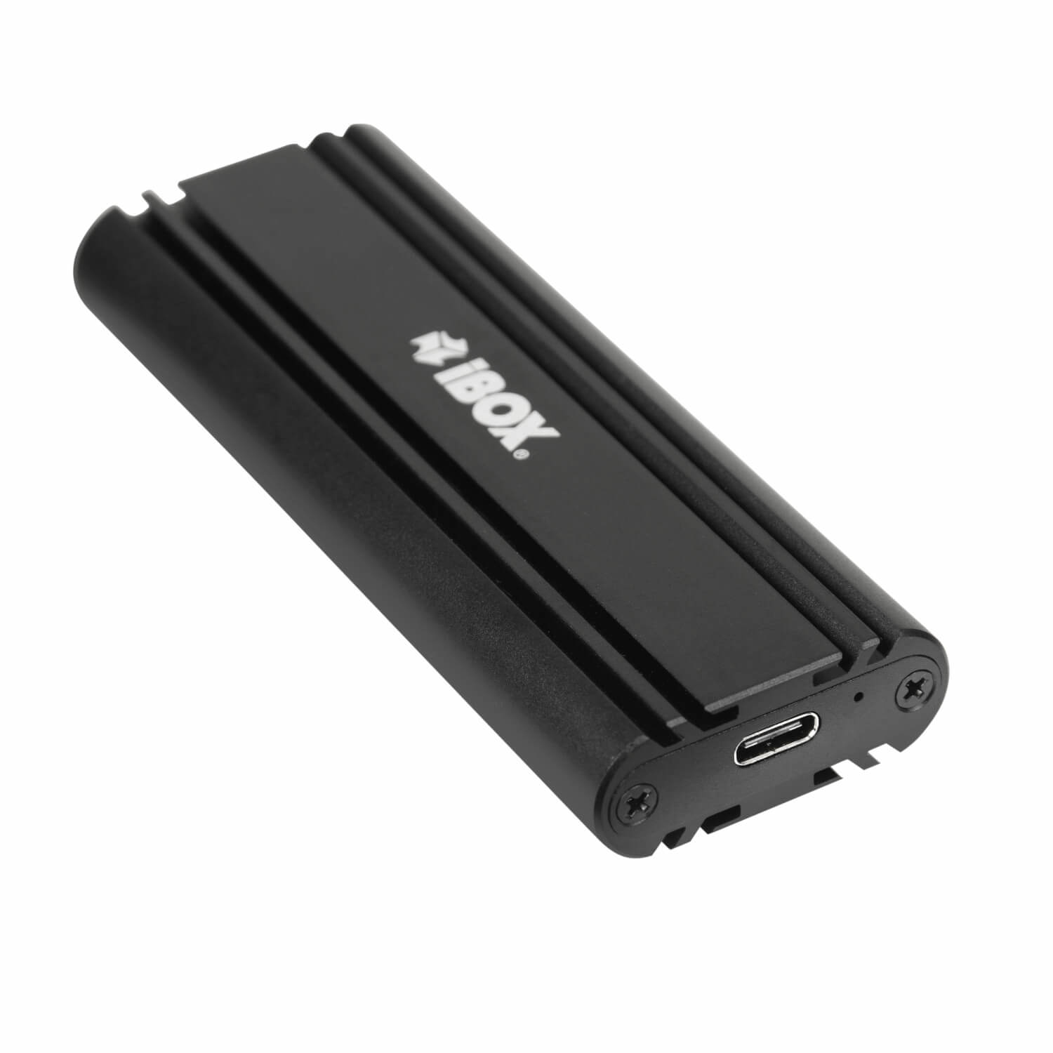 iBox HD-07 SSD-inkapsling Svart M.2