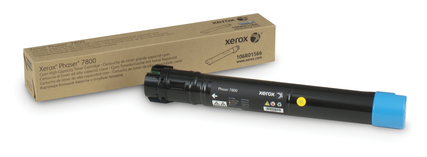 Image of Xerox 106R01566 Toner cyan high-capacity, 17.2K pages for Xerox...