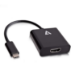 V7 USB-C(m) a HDMI(h) adaptator negro