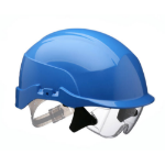 Centurion Spectrum Safety Helmet Blue C / W Integrated Eye Protection Blue