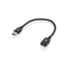 iogear G2LU3AMF USB cable 0.3 m USB 3.2 Gen 1 (3.1 Gen 1) USB A Black