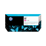 HP 81 magenta DesignJet printkop en printkopreiniger voor kleurstofinkt
