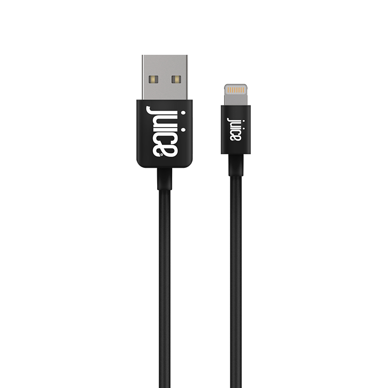 Image of Juice JUI-CABLE-LIGHT-2M-RND-BLK lightning cable Black