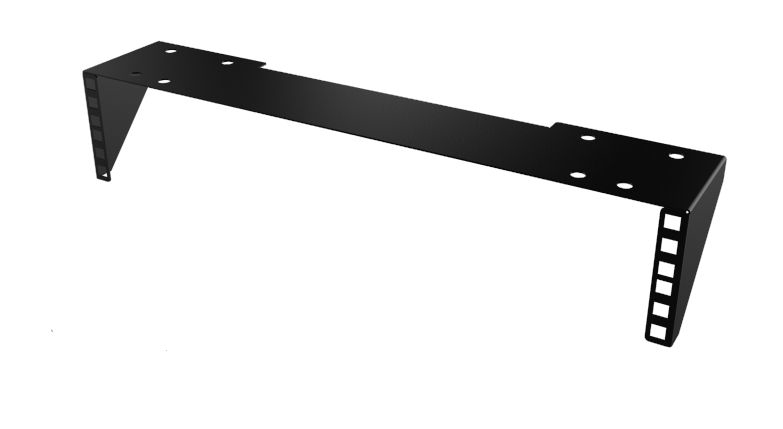 Image of Lanview RPC2UBL rack cabinet 2U Wall mounted rack Black