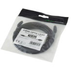 AV Link 112.205UK fibre optic cable 5 m TOSLINK Black