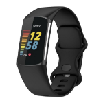 Fitbit Charge 6 Silicone watch strap - Black