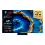 TCL C80 Series 85C805K TV 2.16 m (85") 4K Ultra HD Smart TV Wi-Fi Black 1500 cd/m²