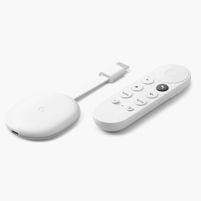 Image of Google Chromecast with GoogleTV HDMI 4K Ultra HD Android White