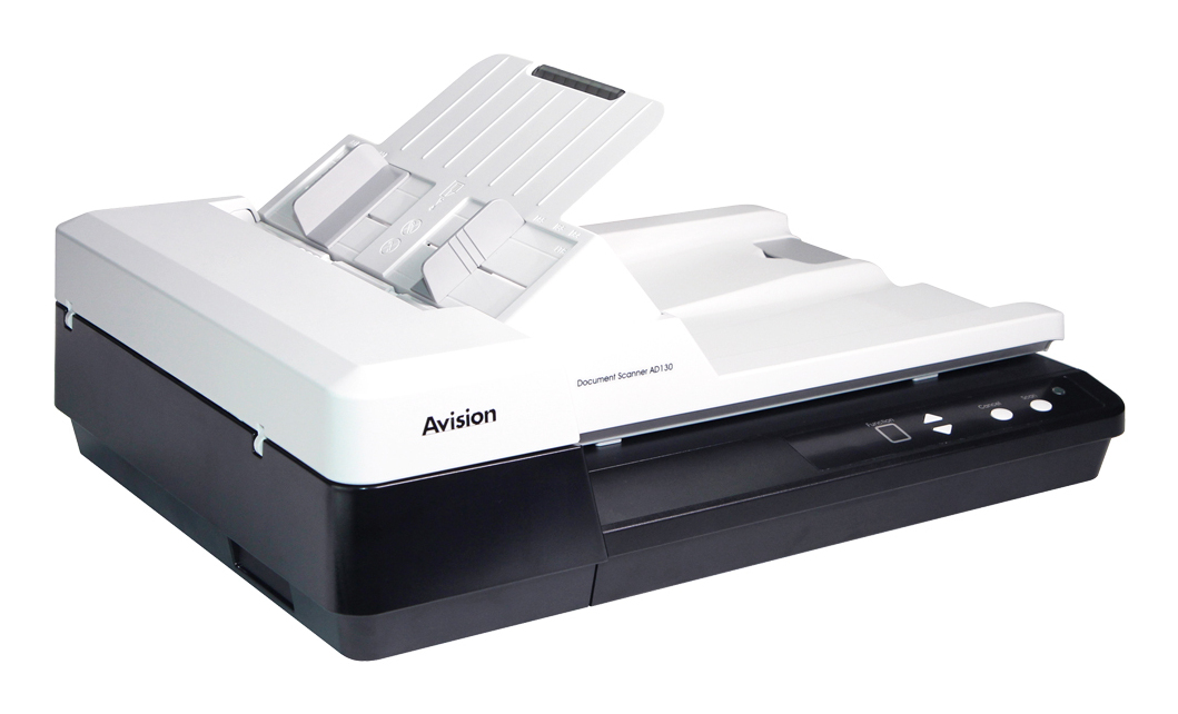 Avision AD130 Flatbed & ADF scanner A4 Black