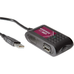 VALUE USB 2.0 Extender, 2 Ports, black 5 m