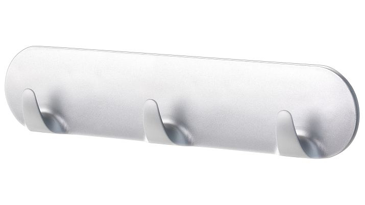 Image of TESA 58095 - Indoor - Universal hook - Chrome - Adhesive strip -...