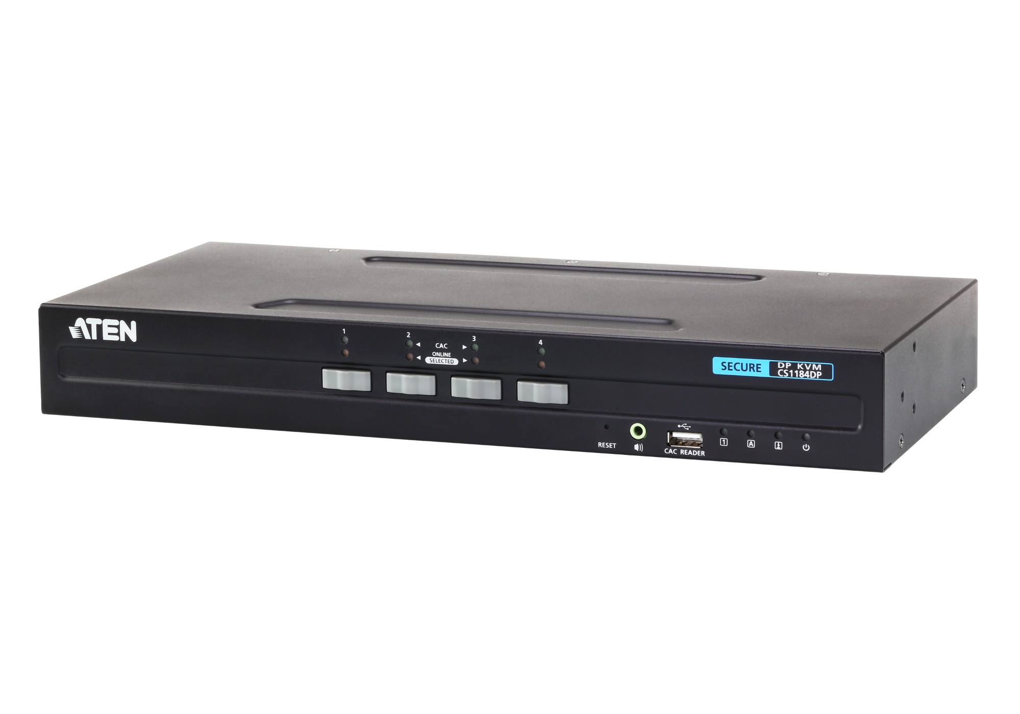 ATEN CS1184DP KVM switch Rack mounting Black, 1 in distributor ...