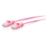 C2G C2G30201 networking cable Pink 299.2" (7.6 m) Cat6a U/UTP (UTP)