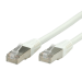 Value S/FTP (PiMF) Patch Cord, Cat.6, white 1 m