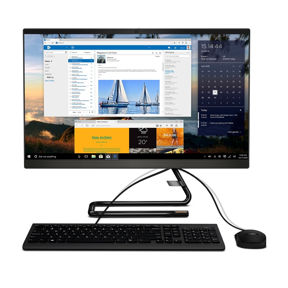 Lenovo Ideacentre A340 22iwl 21 5 Full Hd All In One Desktop Pc