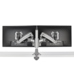 Chief KX Low-Profile Dual Monitor Arm monitor mount / stand 76.2 cm (30") Desk Silver