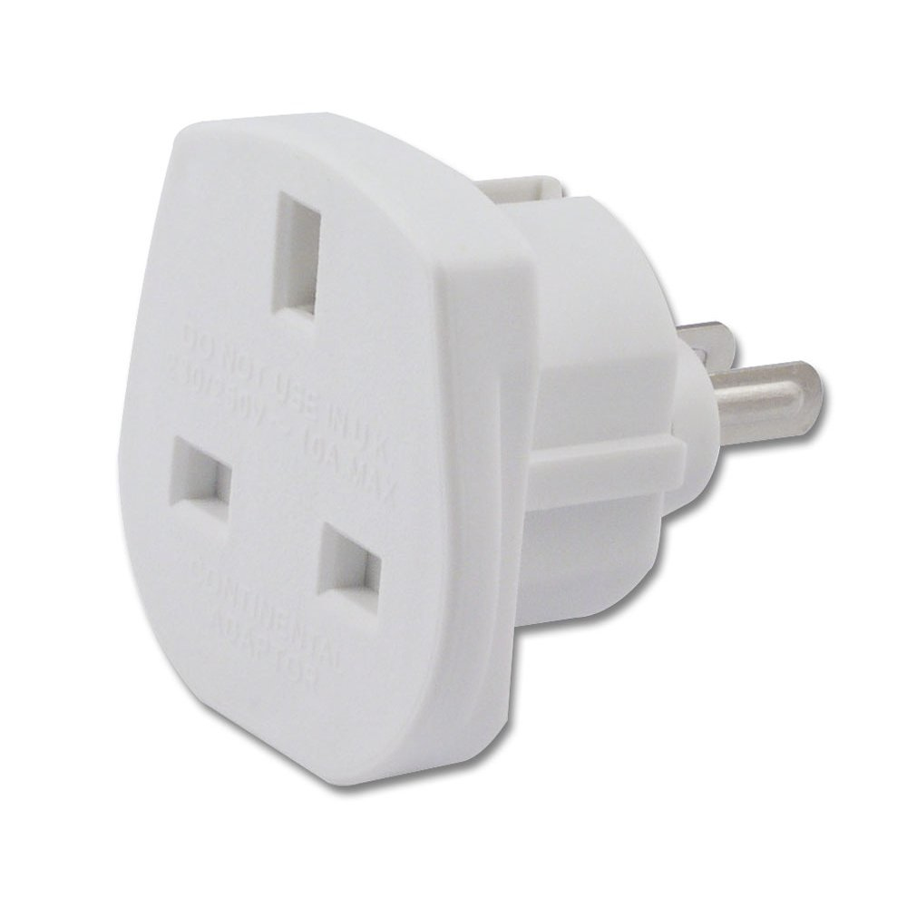 Lindy UK to US/Australian Adapter Travel Plug, White