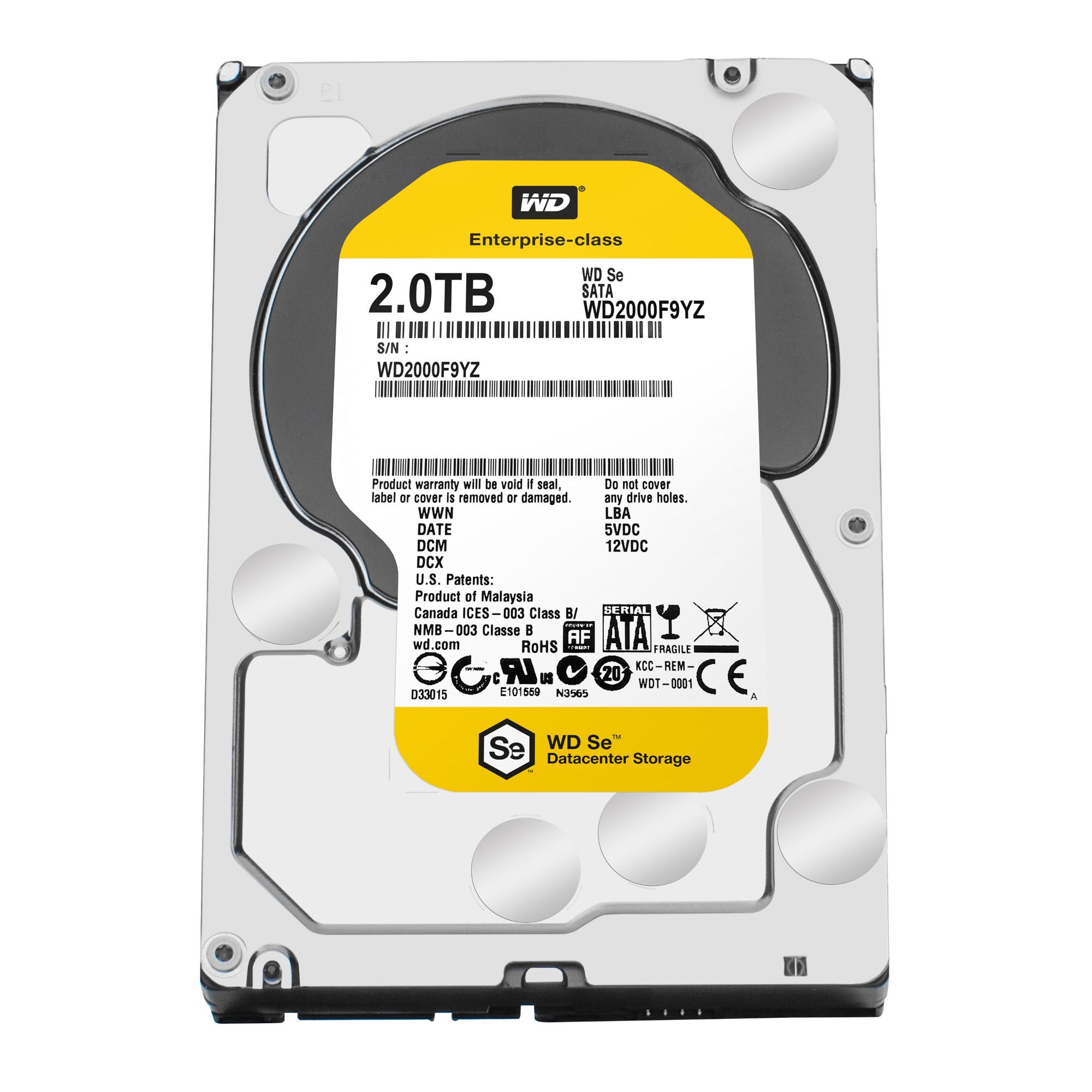 Western Digital 2TB Se internal hard drive 7200 RPM 64 MB 3.5" Se