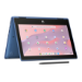 HP Fortis x360 G5 Intel® N N200 Chromebook 29,5 cm (11.6") Touchscreen HD 8 GB LPDDR5x-SDRAM 64 GB eMMC Wi-Fi 6E (802.11ax) ChromeOS Blau