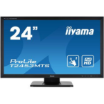 iiyama ProLite T2453MTS-B1 touch screen monitor 59.9 cm (23.6") 1920 x 1080 pixels Dual-touch Tabletop Black