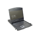 Digitus DS-72211-3US rack console 48,3 cm (19") 1366 x 768 Pixels Zwart 1U