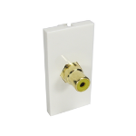 Cables Direct AV-MOD1RCAYL socket-outlet RCA White
